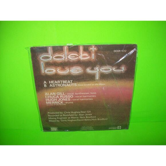 Dalek I Love You Heartbeat Vinyl 12" Record UK Synth-Pop Electronic SEALED 1981 - Picture 2 of 5